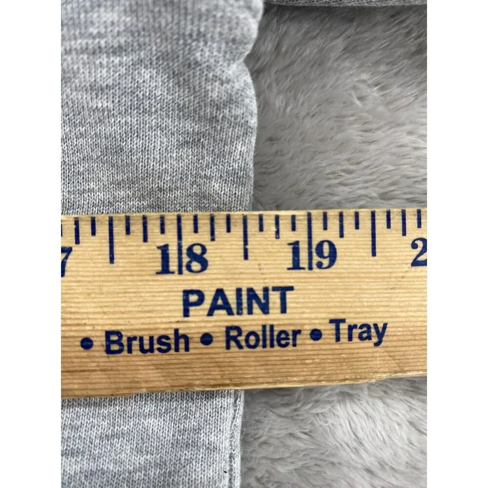 Polo Jeans Ralph Lauren Kids Zip Hoodie Gray Spell Out Fleece Youth L
